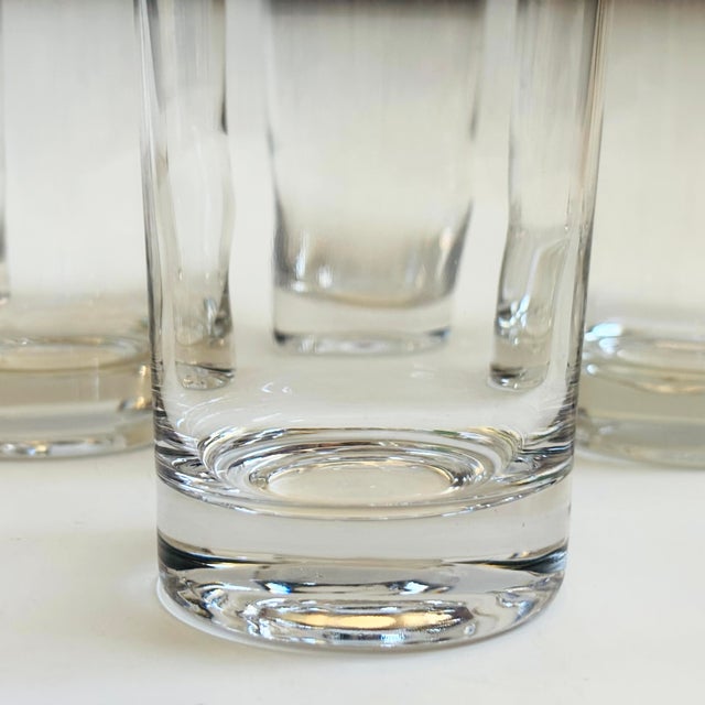 Mid Century Silver Fade Highball Tumblers by Vitreon - Set of 6 For Sale - Image 13 of 13