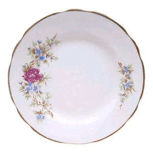 1950s K Japanese Saucer Desert Cake Plate China Handpainted Bridal Cottagecore