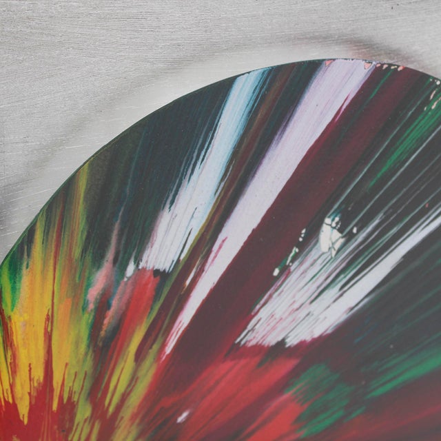 2000 - 2009 Damien Hirst, Heart Spin Painting, 2009, Acrylic Artwork For Sale - Image 5 of 8