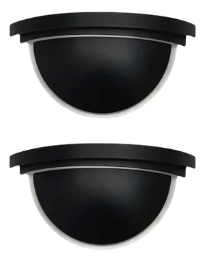 Spanish Black Metal Wall Sconces from Estiluz, Barcelona, 1980s, Set of 2