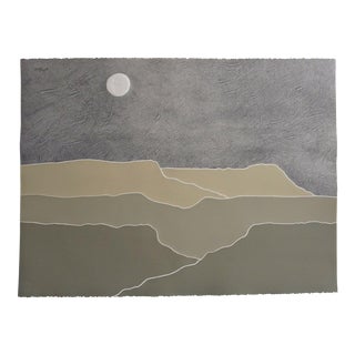 Peter Keefer Taos Dusk Hand Signed Serigraph For Sale