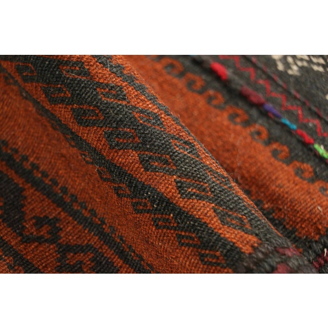 Vintage Afghan Kilim With Polychromatic Geometric Patterns, From Rug & Kilim For Sale In New York - Image 6 of 7