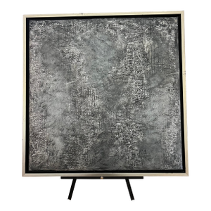 Charcoal Faux Croc Exotic Canvas Art, Framed - Designed by Cheryl P. Kohloff