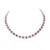 14.8ct Octagon Ruby & 2.46ct Diamond Statement Tennis Necklace in 18k White Gold For Sale In New York - Image 6 of 12