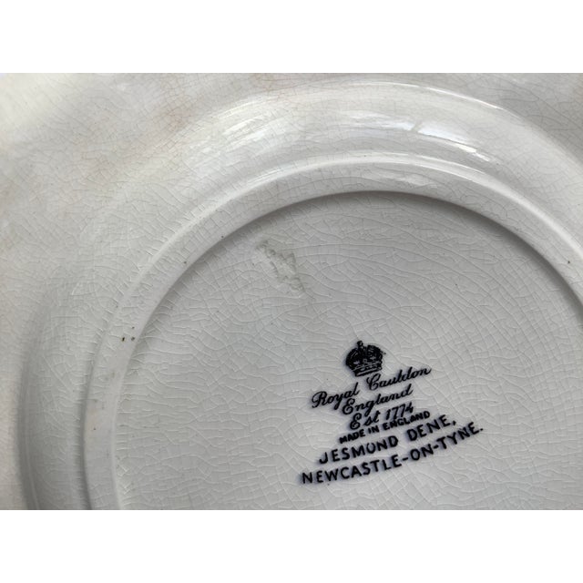 Set of 3 Mid 20th Century English Fine China Plates For Sale - Image 12 of 12