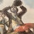 Vintage Framed Canvas Print "The Drinker" After Francisco De Goya - Old World Style For Sale - Image 6 of 12