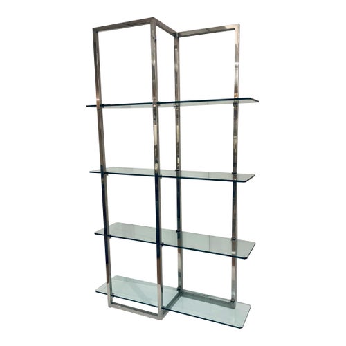 Lillian August for Hickory White Glass Chrome Finished Amaud C