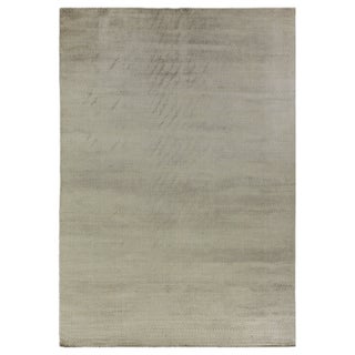 Wyllis Hand loom Viscose Khaki Rug-8'x10' For Sale