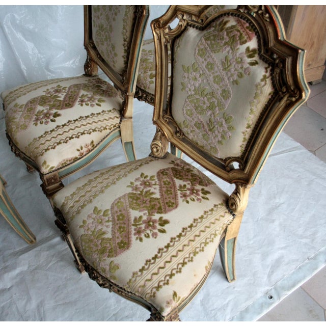 Napoleon III Chairs, Italy, Set of 4 For Sale - Image 5 of 15