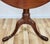 English 19th C Mahogany Queen Anne Pad Foot Birdcage Round Tilt-Top Table For Sale - Image 9 of 16