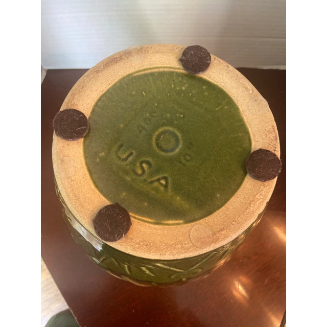 Ceramic Robinson Ransbottom Cachepot in the Sun and Moon Pattern For Sale - Image 7 of 7