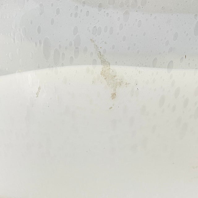Italian Modern Murano Opaline Glass Table Lamp, 1970s For Sale - Image 9 of 17