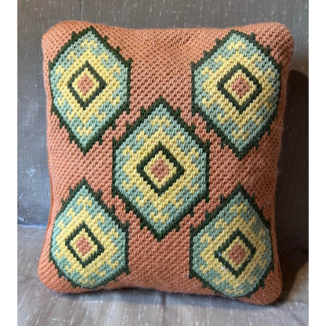 Bargello Needlepoint Pillows For Sale In Philadelphia - Image 6 of 9