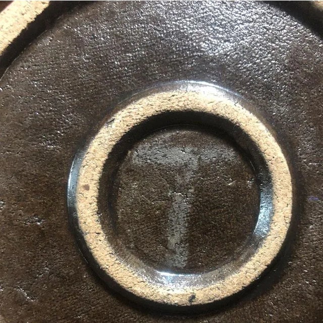 Blue French Ceramic Dish Jc Taburet from Quimper, 1970s For Sale - Image 8 of 9