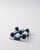 Italian Lapis Blue /White Italian Alabaster Marble Tic-Tac-Toe For Sale - Image 3 of 4