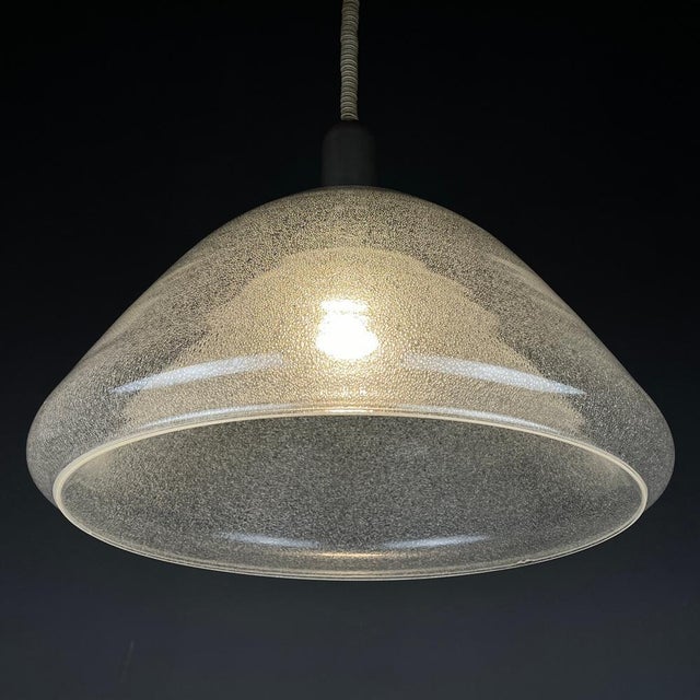 AVMazzega Murano Pendant Lamp attributed to Carlo Nason for Mazzega, Italy, 1960s For Sale - Image 4 of 15