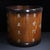 Late 20th Century Large Hardwood Brush Pot With Mother-of-Pearl Inlay and Calligraphy For Sale - Image 9 of 9