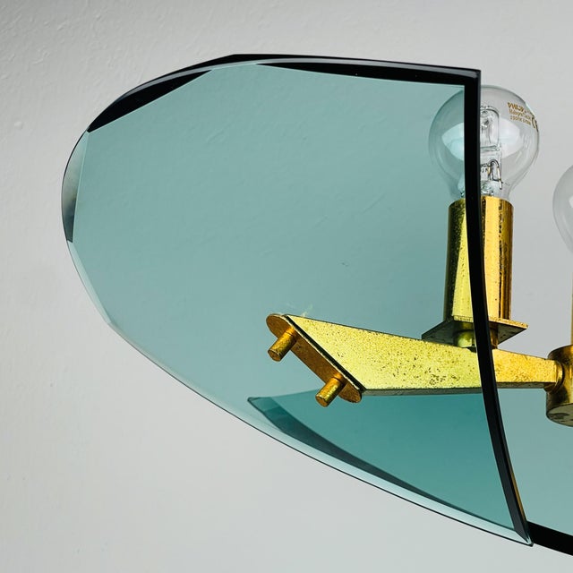 Vintage Art Glass Pendant Lamp from Fontana Arte, Italy, 1950s For Sale - Image 6 of 13