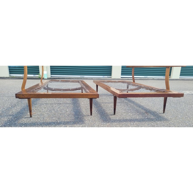 1950s 1950s Fine Pair of Mid Century Modern Signed Daybeds For Sale - Image 5 of 18