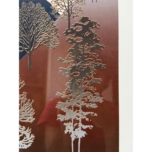 1980s 1980s Large Signed & Numbered “Spring” Landscape Print by R. Lowenstein – Framed 31.5” For Sale - Image 5 of 8