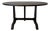 Lyon Reclaimed European Pine Oval Dining Table or Center Table in Walnut Finish For Sale