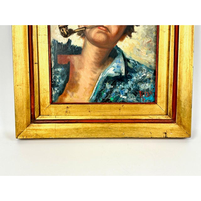 The painting was purchased at an antique shop in Bari, Puglia, Italy, where it had been hanging for the past 15 years. The...