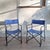 These folding chairs were likely produced in France. Reminiscent of designs by the famous French designer Jacques Hitier...