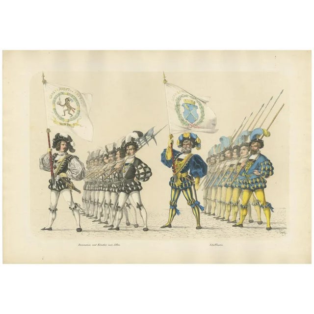 Jenny, The Society of Monkeys & Shipbuilders: A Swiss Guild's Grand Procession, 1855, Print For Sale - Image 10 of 10