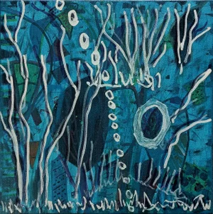 "Undersea Forest" Original Acrylic by Pam Roth O'Mara