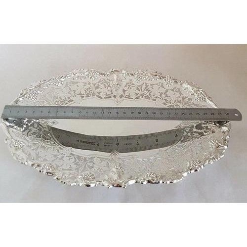 George VI Pierced Sterling Silver Compotier, Sheffield, 1940 For Sale - Image 13 of 14