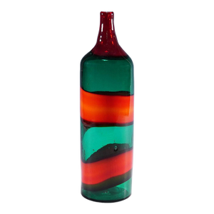 Vase 'A Fasce' by Fulvio Bianconi for Venini, Venice Murano 1950s