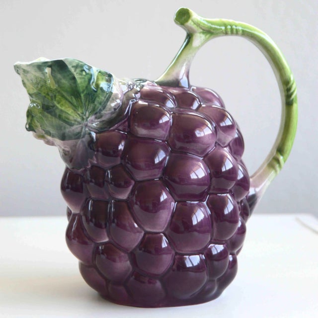 Perfect pitcher for your al fresco dining. Add some color on your table with this whimsical italian pitcher. Hand Painted....