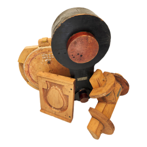 Set of 4 Wood Industrial Foundry Molds