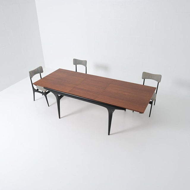 Belform T4 Dining Table by Alfred Hendrickx for Belform, 1950s For Sale - Image 4 of 18
