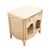 KINDEL FURNITURE Rochelle Collection Cream Pained Country French Provincial 26" Cabinet Nightstand w. Grilled Doors...