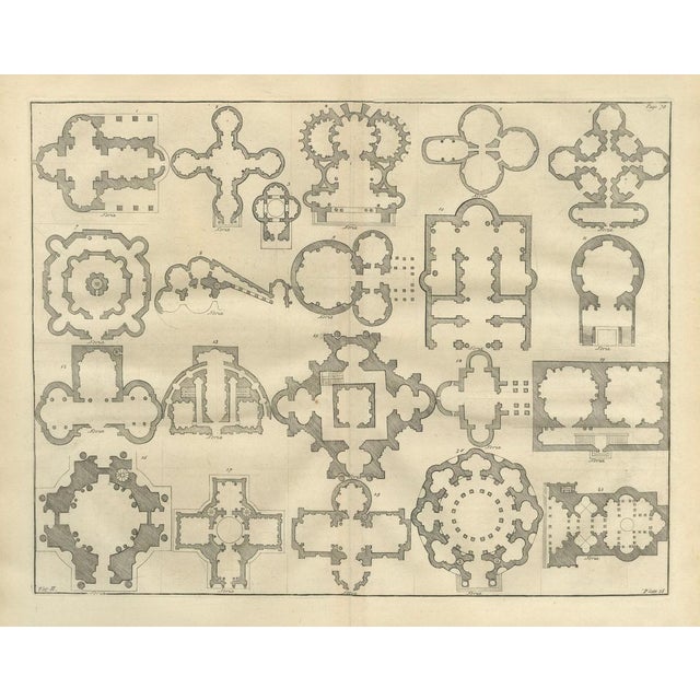 Serlio, Architectural Plan Engravings, 1721, Paper, Set of 2 For Sale - Image 12 of 17