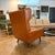 Mid 20th Century Danish Leather Lounge Chair Attributed Svend Skipper For Sale - Image 6 of 6
