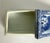 Blue Vintage Blue & White Chinoiserie Porcelain Lidded Trinket Box With Landscape Scene For Sale - Image 8 of 9