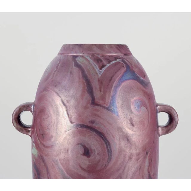 Mid-20th Century Large Danish Ceramic Floor Vase with Two Handles from E.B.S. Klint For Sale - Image 6 of 10