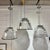 Quality Vintage Halophane Shades with new hardware, wiring and porcelain socket. 17” max width 35.25 max height 1 E26 socket
