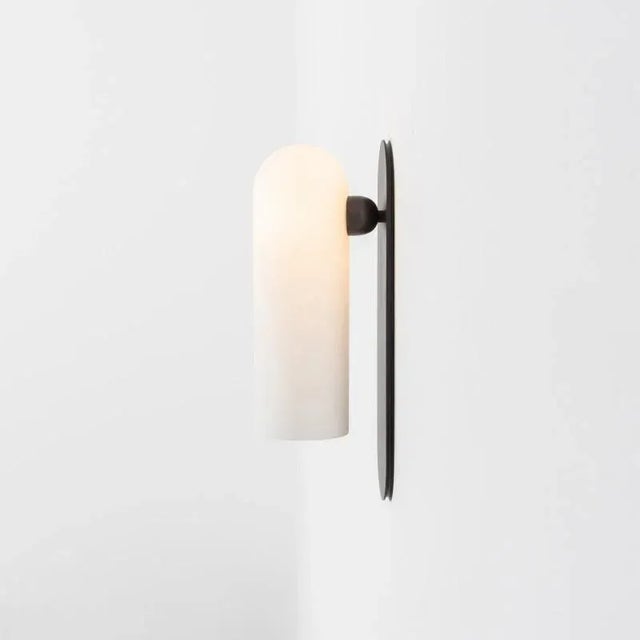 Contemporary Odyssey LG Black Wall Sconce by Schwung For Sale - Image 3 of 5