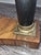 Brown Petite French Empire Style Walnut Side Table With Ebonized Columns For Sale - Image 8 of 13