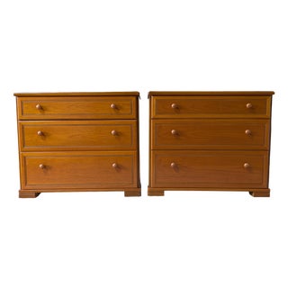 Mid-Century Teak Albany Chests of Drawers from Stag, 1980s, Set of 2 For Sale