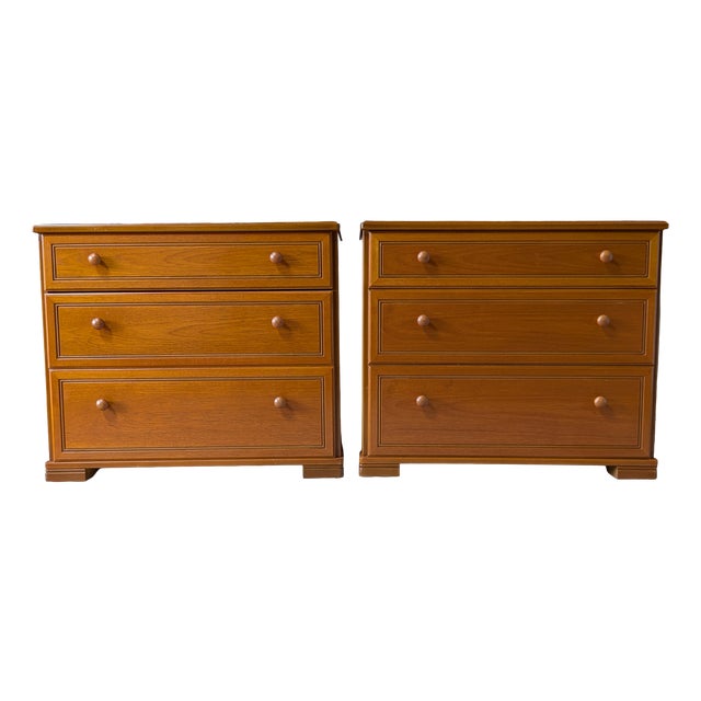 Mid-Century Teak Albany Chests of Drawers from Stag, 1980s, Set of 2 For Sale