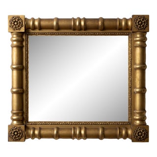 Sheraton Giltwood Mirror, C.1830 For Sale