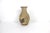 Vintage Mexican Pottery Vase With Bird Blue Brown Tonala Mexico Glazed Interior Signed For Sale - Image 4 of 9