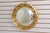 Age: Approx. 20 Years Old Details: Bullseye Mirror Convex Curved Mirror Glass High Quality Construction Federal Style...