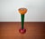 Postmodern Wood Yellow Green Red Model Monokel Candleholder from Ikea, 1980s For Sale - Image 9 of 14