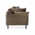 Scandinavia 3-Seater Sofa and Ottoman in Olive Green Upholstery from Bolia, Set of 2 For Sale - Image 12 of 18