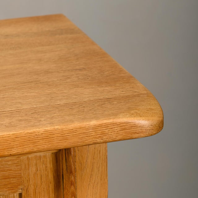 Mid-Century Modern Brutalist Sideboard in Oak by Henning Kjærnulf, 1960s For Sale - Image 4 of 18